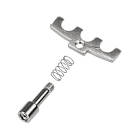 Chain guide for chain riveter
