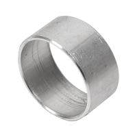 Aluminium ring for burst proof hose