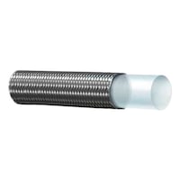 Stainless steel braided hose for sewer systems