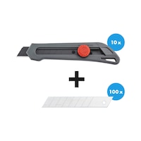 Set de couteaux Eco Cutter 10+100
