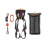 Fall protection set with bag 4 pieces