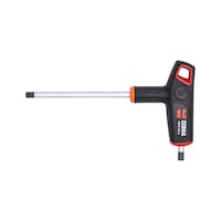 T-handle 2-component hex key with side drive