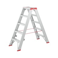 Aluminium standing ladder with steps