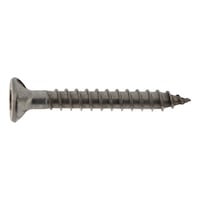 ASSY<SUP>®</SUP> 4 A2 CSMR hardwood universal screw A2 stainless steel plain full thread countersunk milling head