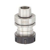 Collet chuck HSK-F 63 CNC with hollow shank taper