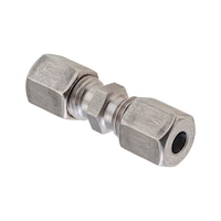 Straight cutting ring fitting, stainless steel