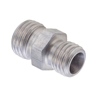 Straight reducer fitting ISO 8434-1, zinc-nickel-plated steel