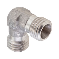 90° angled cutting ring fitting ISO 8434-1, stainless steel 1.4571