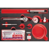 Window repair set, cordless extension without system case