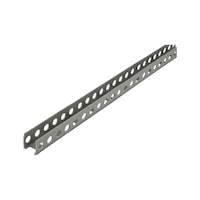 Spacer strip full with flow-through holes