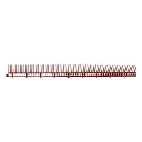 Eaves ventilation strip with comb