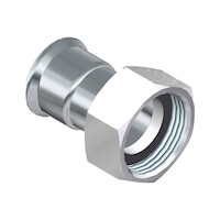 Transition coupling with union nut METALOPRESS