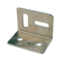 Chair and box 90 degree angled bracket Zinc Plated
