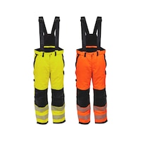 Winter work trousers, high visibility OIVA