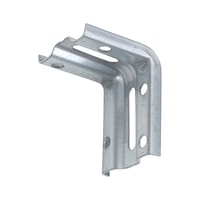 Mounting bracket steel zinc plated with fixing