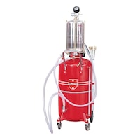 Oil extraction device For mobile operation, complete with 8 suction probes