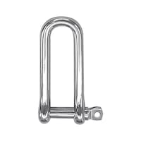 Shackle long A4 stainless steel