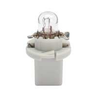 Plastic socket bulb For illuminating instruments, with socket