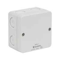 VDE junction box WFK 1 With self-sealing, soft membrane entry points