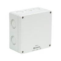 VDE junction box WFK 4 Metric pre-punched areas