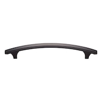 Designer furniture handle D handle, curved