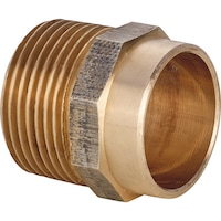 Connection nipple with male thread EN1254, gunmetal, 4243G