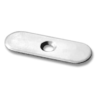 Counter plate zinc plated for magnetic pin Emuca