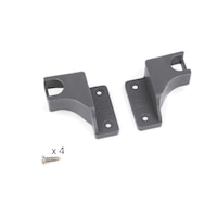 Rear panel mounting for round rail, Emuca