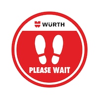 Sticker - Please wait (with text)