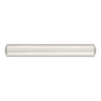Zylinderstift ungehärtet mit Linsenkuppen DIN 7, Stahl blank (9 SMnPb 28 k oder St 50 K), ungehärtet, Toleranzklasse m6