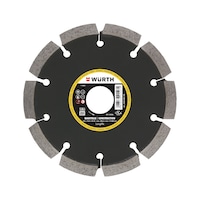 Diamond milling disc, long-life, for construction sites