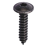 Tapping screw with flange head