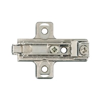Mounting plate for clip hinge
