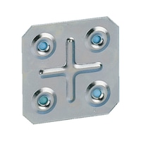 Square mounting plate
