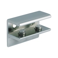 Shelf bracket for glass shelves