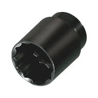 Specific clamping sleeve for hub nuts