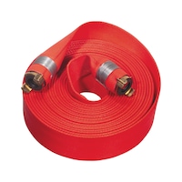 Water drainage hose with quick-release couplings