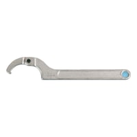 Spanner with square lug for ring nuts