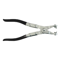CLIC hose clamping tongs with rotating heads