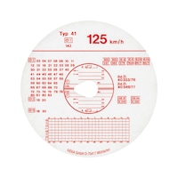 Disc for tachographs