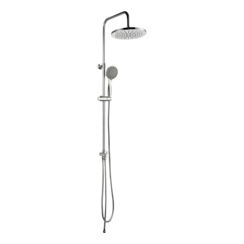 Elbe®Columna ducha sin grifo, con cabezal de ducha cuadrado de 20 cm en  acero inoxidable 304 : : Bricolaje y herramientas