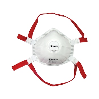 Disposable breathing mask FFP3 with valve