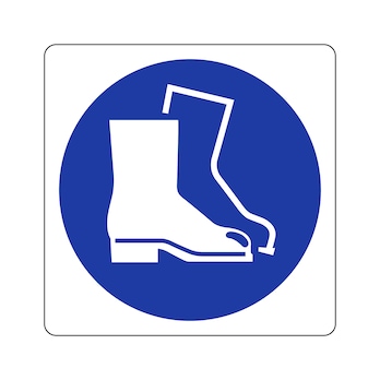 Use calzado de seguridad (símbolo)