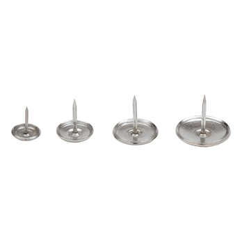 Metalen meubelglijder met pen