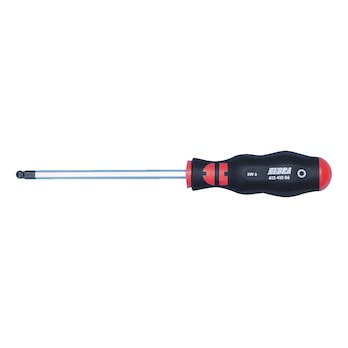 WITTE MAXXPRO 53054 - Cacciavite Esagonale A Sfera - SW 6,0 Mm, Lunghezza 125 Mm - Qualità Professionale
