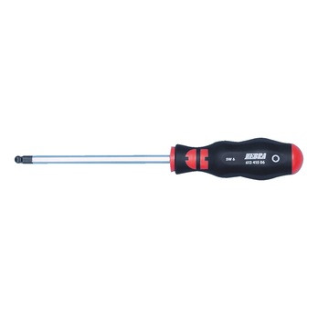 WITTE MAXXPRO 53054 - Cacciavite Esagonale A Sfera - SW 6,0 Mm, Lunghezza 125 Mm - Qualità Professionale