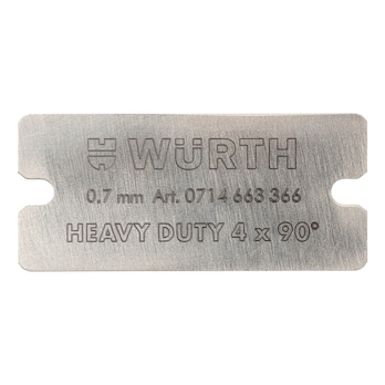 HEAVY-DUTY schrapermes met vier snijkanten van 90°