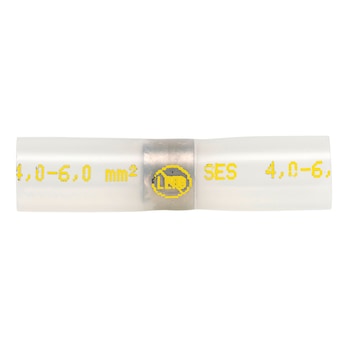 Empalme Termoretractil con Estaño (5 Unidades) - Amarillo para cables de  4mm2 a 6mm2