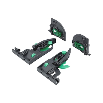 3D-vergrendeling aan de voorzijde en adapter