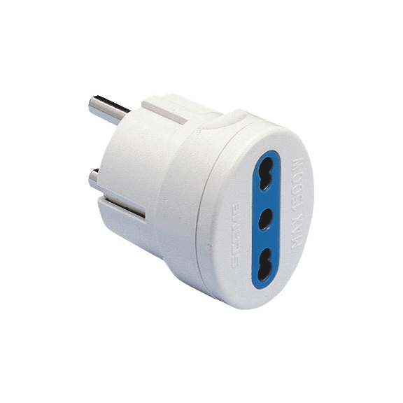 Adapter for domestic use with a Schuko socket
